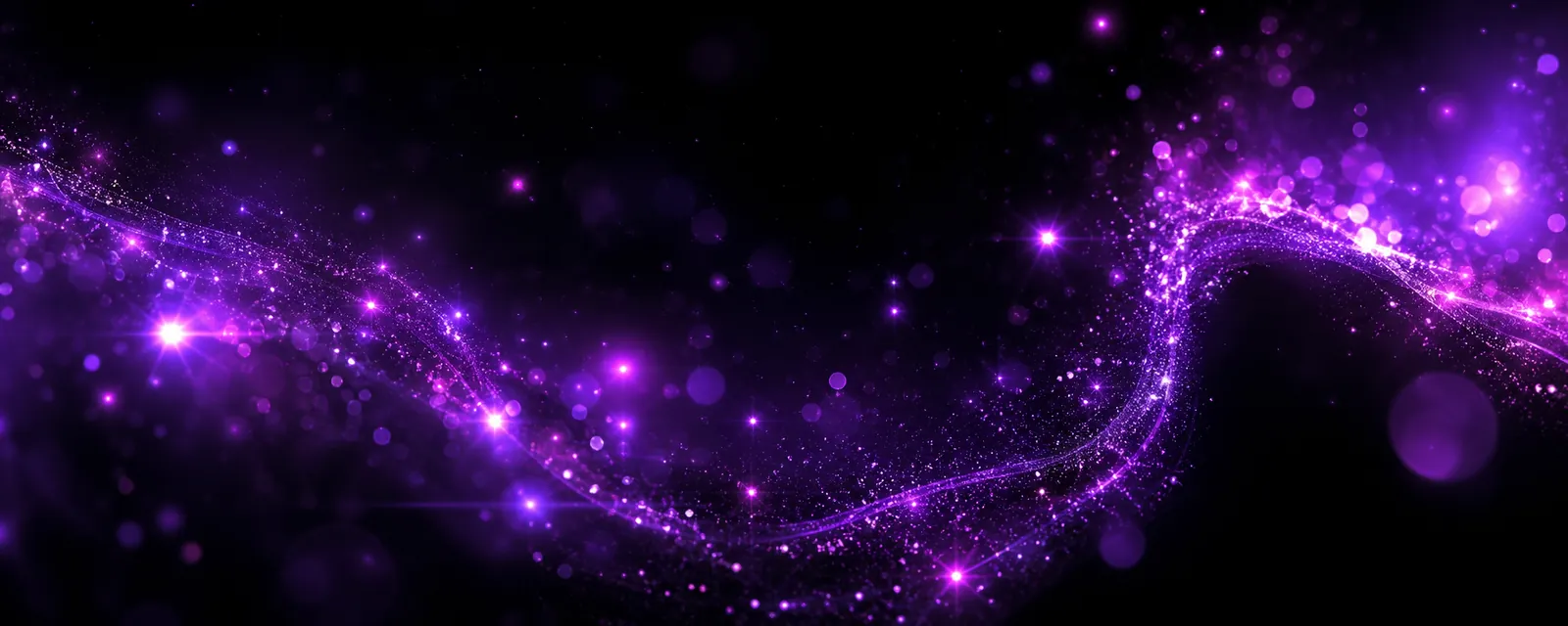 Fondo decorativo con destellos neon morados