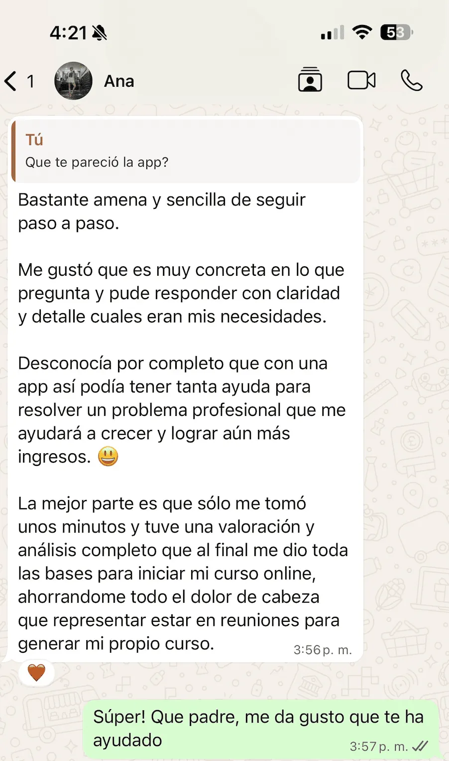 Testimonio de Ana A. Medicina Estética de Querétaro, México